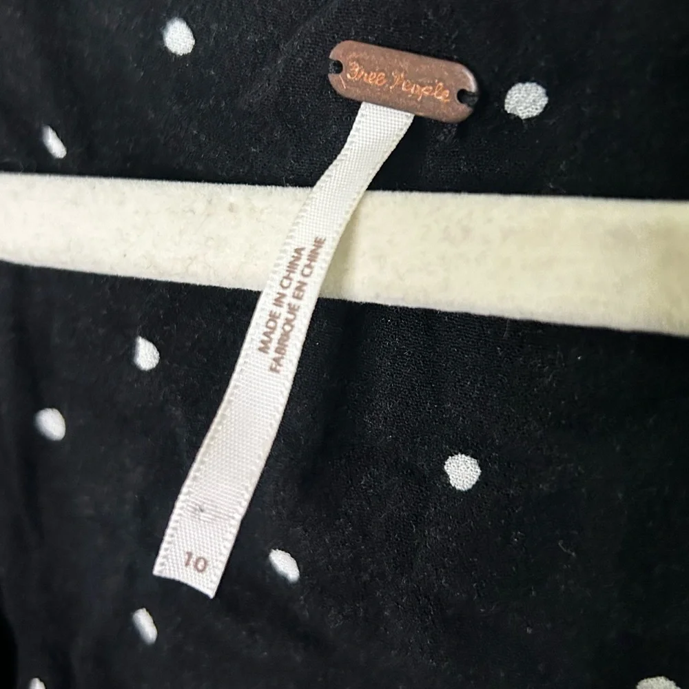 Free People print neckline mini